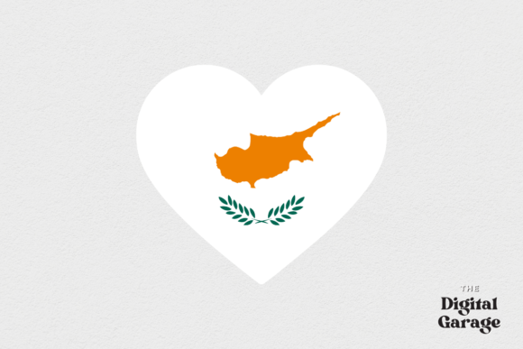 Cyprus Flag, Cyprus Heart SVG PNG Graphics for Crafts