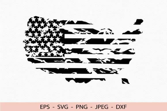Distressed American Flag SVG: Grunge Graphics for Crafts