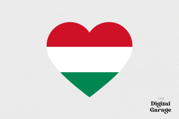 Hungary Flag, Hungary Heart SVG PNG