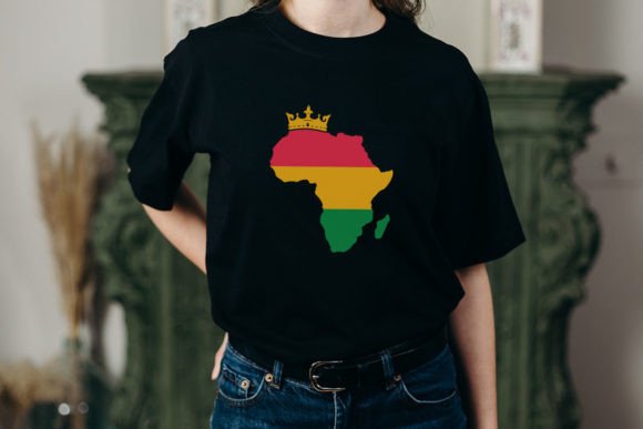 Juneteenth Crown Africa Flag: Graphics & Crafts Asset Review