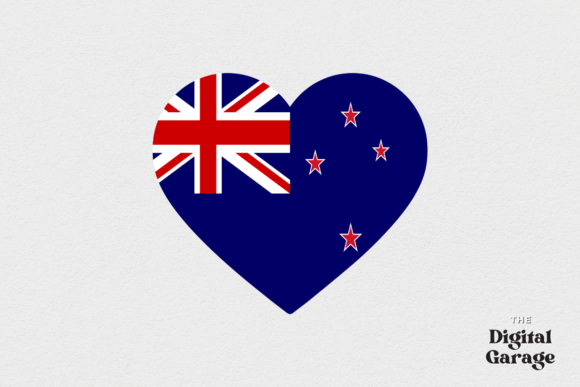 New Zealand Heart Flag: Graphics & Crafts Asset Review
