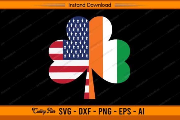 Saint Patrick’s Day – Irish USA Flag Graphics