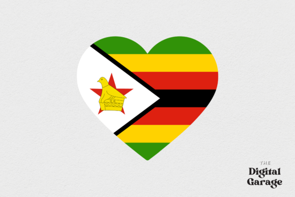 Zimbabwe Heart Flag: Graphics & Crafts Asset Review